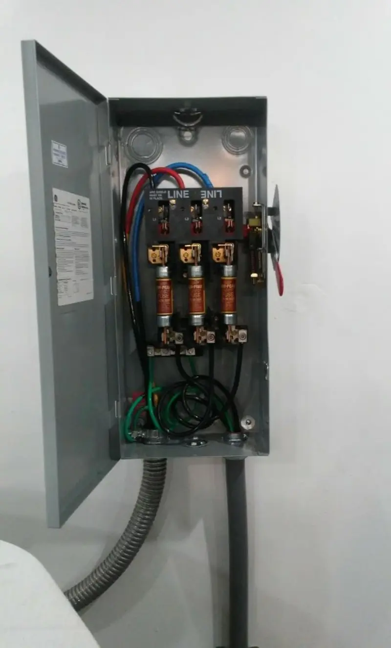 Three-phase disconnect switch installed for Electrical Wiring & Rewiring in Berkeley